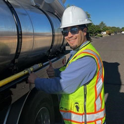 Shenandoah worker and truck - Our people
