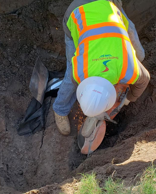 Shenandoah workers - Civil & Drainage Enhancements